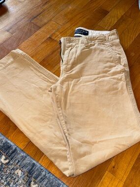 American Eagle Outfitters AEO Relaxed Light Khaki Chino Pants MEN 29x32
